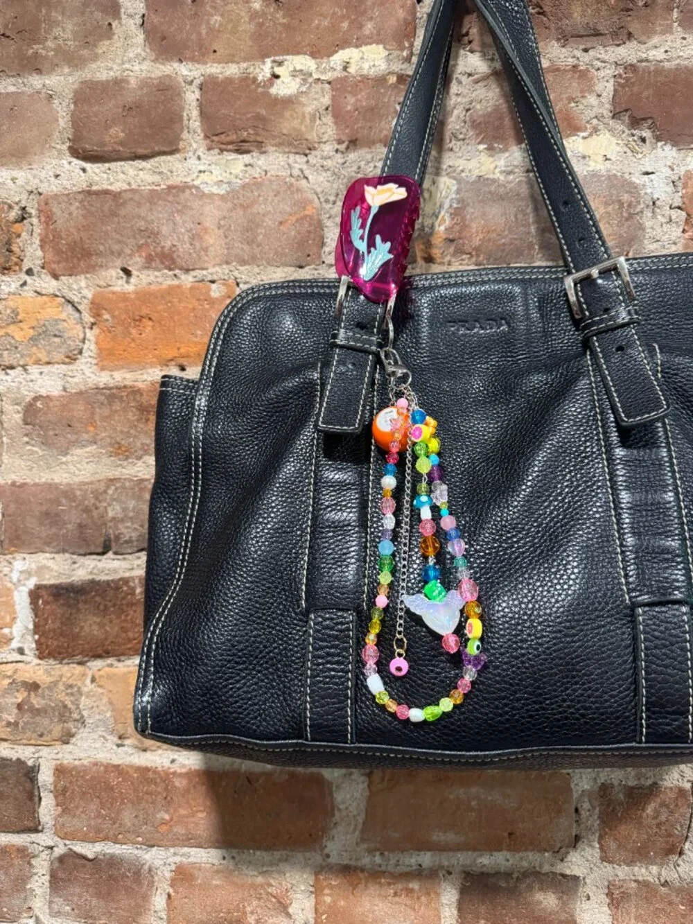 THE PISCES PINK MAGIC EYE BAG CHARM